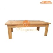 Bàn gỗ mầm non chân cao 30cm PW-3302 Bàn gỗ mầm non chân cao 30cm PW-3302