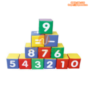 Bộ đồ chơi vận động mềm toán học hình vuông PW-4129