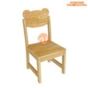 Mẫu ghế cho bé hình mặt gấu bằng gỗ PW-3315