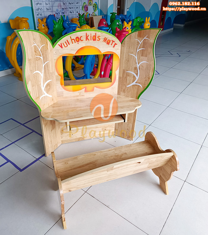Cung cấp bàn ghế, tủ kệ, đồ chơi cho trường mầm non tại Thanh Xuân Bắc, Hà Nội